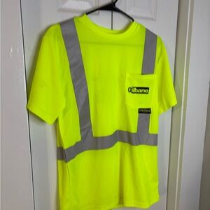 Men's Neon Yellow Safety Tee